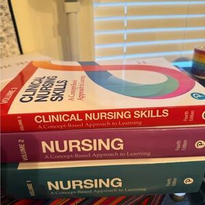 Pearson Clinical Nursing Skills Book Set - Red, Blue, Purple